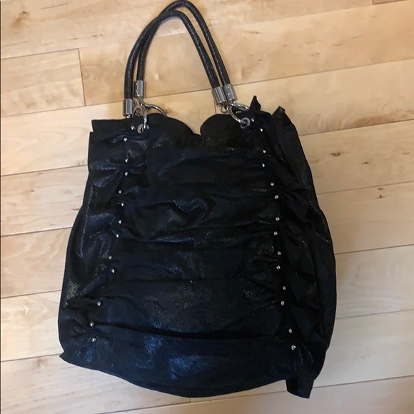 Stella McCartney studded ruffle shoulder bag - Picture 1 of 4